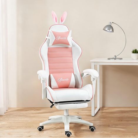 Chaise de bureau en couro PU Espuma Nylon e Aço 65 x 63 x 142 cm (1/5)