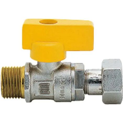 Rubinetto Lineare Metano-Gpl 1/2"M X 1/2"F Enolgas