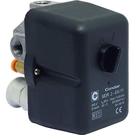 Elmag Condor MDR presostato negro 2/11 bar compacto