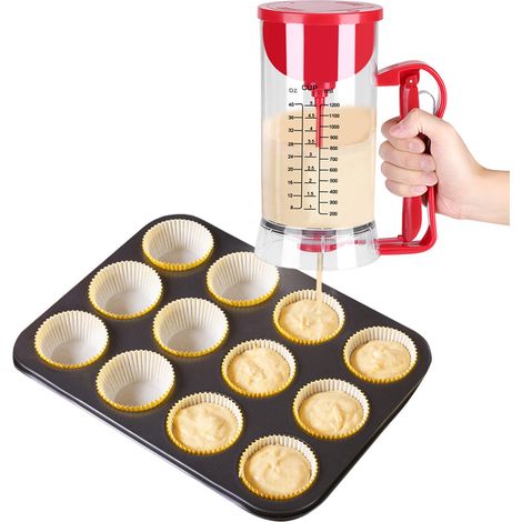 Mélangeur à Pâte Sans Fil pour Crêpes, Gâteaux et Gaufres - Machine à Pâte Électrique