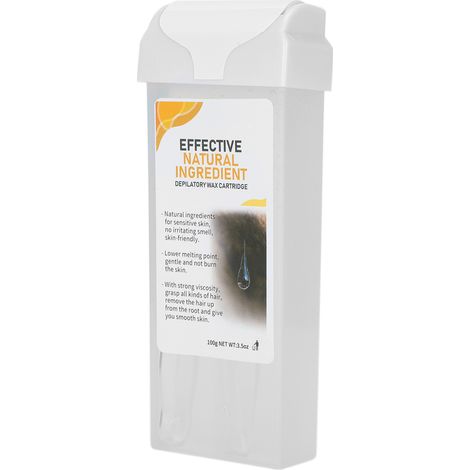 Rouleau de Cire Épilation 100g Transparent Professionnel - Élimination Poils Jambes Aisselles Maison (1/5)