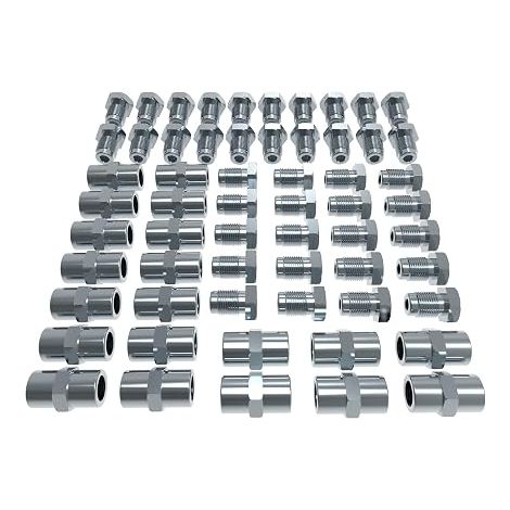 raccord mâle Connecteur femelle M10x1 pour Tuyau de Frein 4,75 mm évasure DIN collet-battu mâle Kit Freinage 3/16" DIN/ISO 1651 (1/2)
