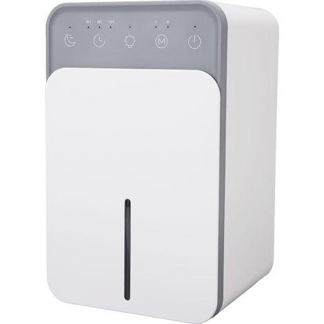 Déshumidificateur domestique silencieux bureau mini 1500 ml ABS avec minuterie pièce blanc prise EU 100-240V (1/5)