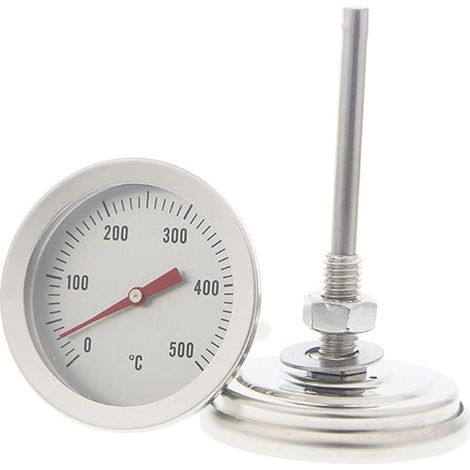 Thermomètre pour barbecue, fumoir, affichage de la température (1/5)