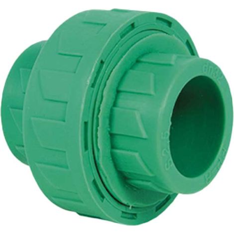 RACCORDO A TRE PEZZI PN10 IN PPR VERDE Ø32x32 mm