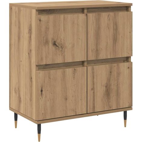 Buffet,Bahut,Meuble de Rangement Marron 60 x 35 x 70 cm Bois d'ingénierie CFW45669 (1/5)