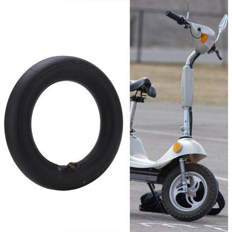 Chambre à air 3.00/3.25‑8 en caoutchouc pour tricycle électrique, moto et brouette - Valve coudée