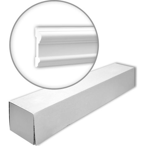 Profhome 151307 1 caja 12 piezas Moldura para pared 24 m