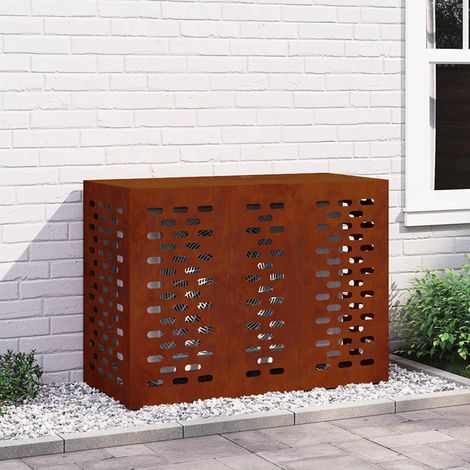 Klimaanlagenabdeckung Rostig 110 x 50 x 80 cm Wetterfeststahl (1/5)