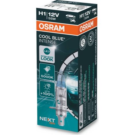 Osram Automotive 64150CBN Lampadina alogena COOL BLUE® INTENSE H1 55 W 12 V (1/3)