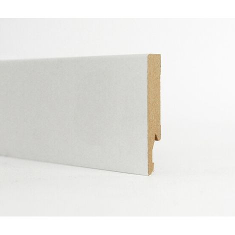 BATTISCOPA 100X14 MM MDF 240 CM BIANCO- 5,0 pz