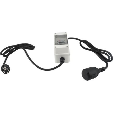 Compteur énergie maison écran LCD IP65 – Étanche remise à zéro facile multifonction mobile camping-cars véhicules chantiers (1/4)