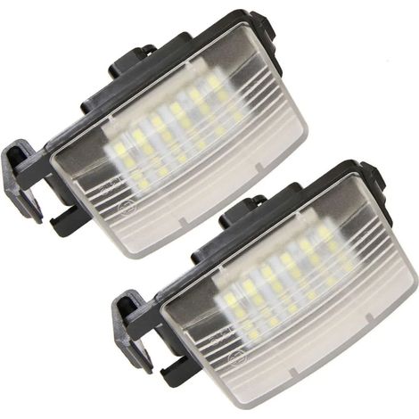KIT 2 INDICATORI DI DIREZIONE LATERALI A LED COMPATIBILE CON CITROEN C3 II / C4 / C4 II / PICASSO / C5 II / / VETRO TRASPARENTE/ LED 6000K EFFETTO XENON / CAN-BUS, PLUG AND PLAY (1/5)