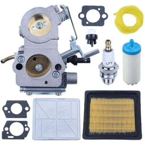 Carburateur de rechange - Pour Husqvarna K750 K760 K770 - Pièces de scie à béton pour ZAMA C3-EL53 - Avec joint de filtre à air - Kit de conduite de carburant (1/4)