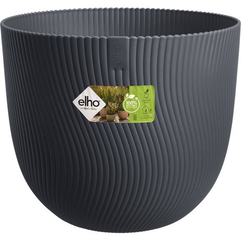 Elho Sereh Round 47 Anthracite Vaso Rotondo