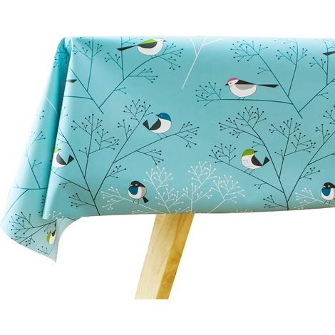 Nappe de table rectangulaire imperméable PVC lavable 137x185 cm (1/5)