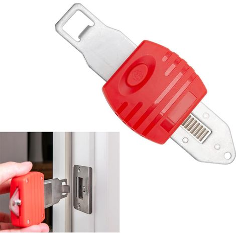 Verrou de porte antivol portable, verrou de sécurité pour porte de voyage, protection pour chambre à coucher, maison, hôtel, appartement (1/5)