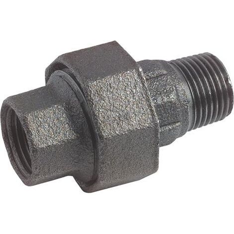 RACCORD UNION CONIQUE FONTE NOIRE MALE FEMELLE N° 341