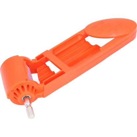 Affûteuse de mèches en corindon portable pour perceuse et meuleuse, outils électriques, orange