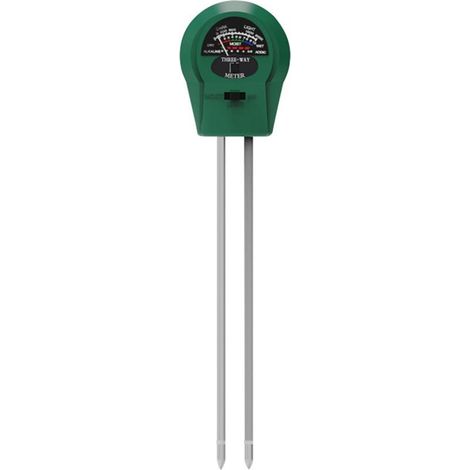 pH-mètre pour sol Testeur de sol (Luminosité, pH et Humidité) Testeur de sol multifonction Capteur de sol pour l'entretien du jardin Thermomètre de sol spécial jardinage (1/5)