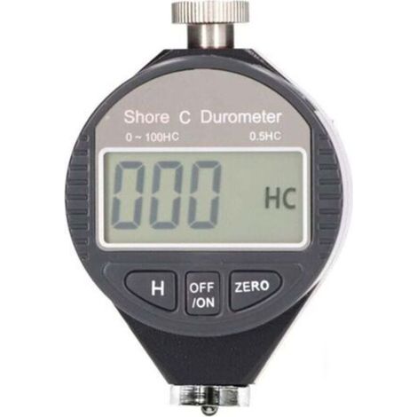 Testeur de Dureté Numérique Portable, 0-100 Shore Type A/C/D Duromètre avec écran LCD pour Caoutchouc, Pneu, Plastique, Plastique Thermique, Revêtement de Sol(C),de (1/4)