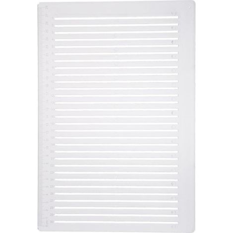 Règle en plastique transparent pour le dessin et les examens (1/5)