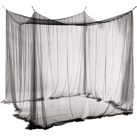 Moustiquaire pour lit de camping, grande protection carrée contre (1/5)