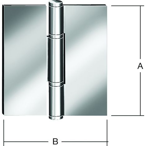 Vormann Türscharnier 90X85 mm ungebohrt (1/2)