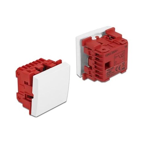 DELOCK EASY 45 INTERRUPTEUR À BASCULE BLANC 45 X 45 MM 81362