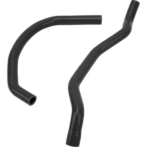 Tuyau de liquide de refroidissement ATV en silicone, kit de durites pour YFZ350 1987-2006, noir, compatible radiateur, jeu complet haute performance (1/5)