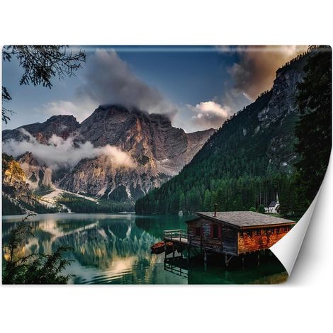 Carta Da Parati, Cottage su un lago di montagna - 300x210 (1/5)