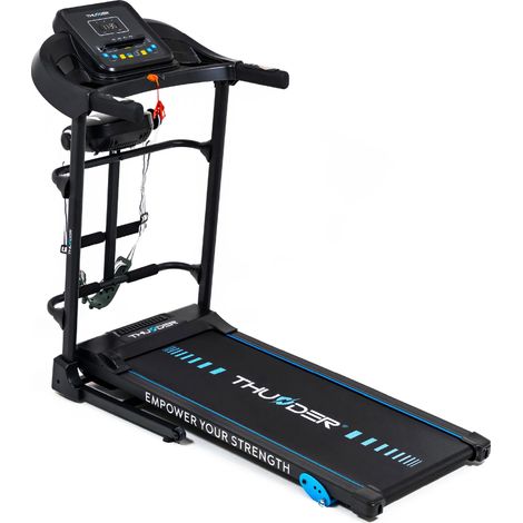 Tapis roulant elettrico pieghevole THUNDER G-8000-D 13 km/h domestico APP Bluetooth Schermo LCD inclinazione 110 kg (1/5)