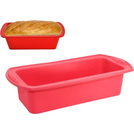 Stampo rettangolare in silicone per pane, stampo in silicone per torte, stampo per toast, stampo rettangolare per toast, stampo per pane, stampo da forno, riutilizzabile, rivestimento antiaderente (1/5)