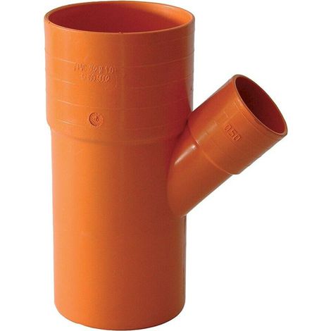 BRAGA RIDOTTA 45 ° IN PVC MASCHIO FEMMINA EE ¸ 100/40 Idroweb