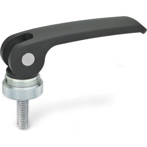 Ganter Norm elementi – Eccentrico e con vite, 1 pezzi, nero, GN 927 – 82 M8 – 60 a B (1/2)