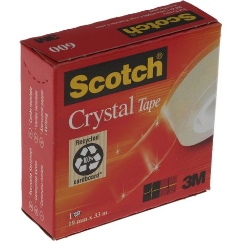 Ruban de bureau Transparent 600 Scotch Crystal ( Prix pour 1 )