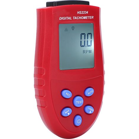 Compteur de vitesse numérique sans contact HS2234, tachymètre rouge