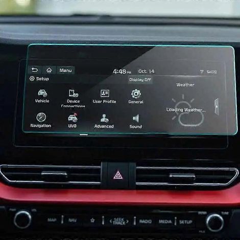 Film de protection en verre trempé pour écran tactile de navigation 10,25 pouces Kia Niro 2020-2021 - Accessoires intérieurs auto (1/4)