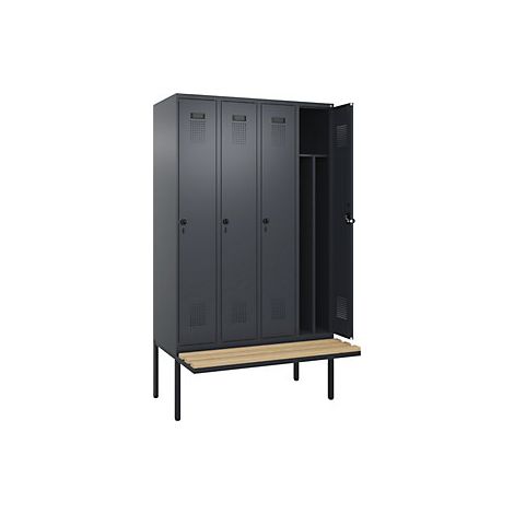 kaiserkraft  Armadietto sporco/pulito Evolo PLUS con panca  (1/3)