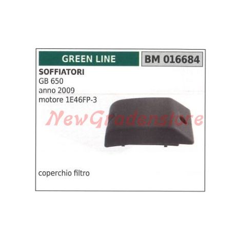 Tapa filtro aire GREEN LINE soplante GB 650 año 2009 016684