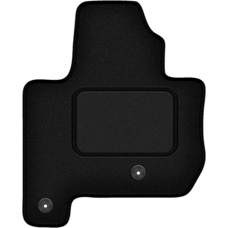 Tapicería negra mate para el asiento del conductor de: Kia Soul EV hatchback (2013-2019)