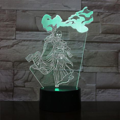 Lampe de chevet LED 3D Ancient One à changement de couleur (1/2)