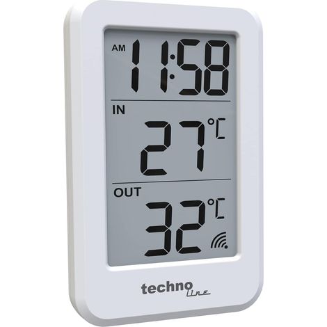 Technoline Station de température WS9172, température intérieure et extérieure, heure, simple et bon (1/4)