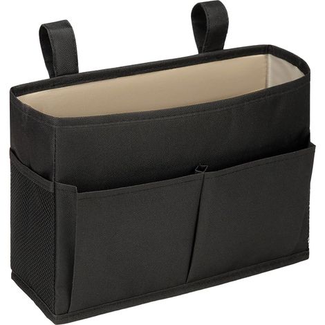 Borsa portaoggetti universale da comodino - organizer da appendere al letto - letto a castello - letto con seggiolino auto - comoda e adatta ai dormitori studenteschi (A - taglia unica) (1/4)