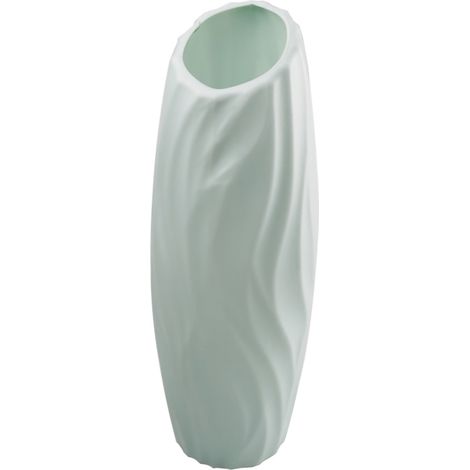 Vaso decorativo, vaso resistente alle cadute, ornamento per interni, soggiorno, tavolo, ufficio, matrimonio, verde.