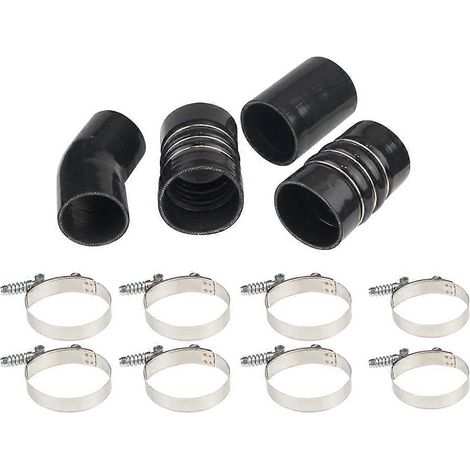 Kit de colliers de serrage pour durites d'intercooler turbo (CAC) - compatible Ford F250, F350, F450 et F550 (2003-2007), moteur diesel 6.0L Powerstroke (1/5)