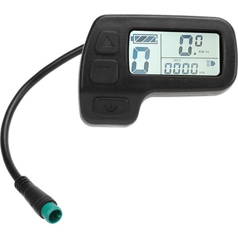Écran LCD étanche pour vélo électrique, connecteur universel 24V 36V 48V, affichage de données pour compteur de vélo électrique. (1/5)