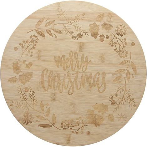 Tagliere da Cucina in Bamboo Girevole Lazy Winter 33 cm Tognana