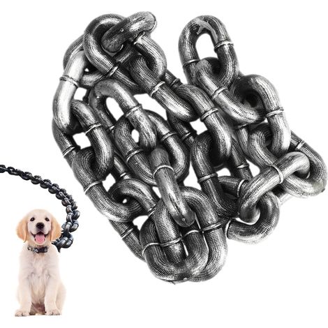 Chaînes épaisses pour chiens - Grande laisse en métal simulé (1/5)