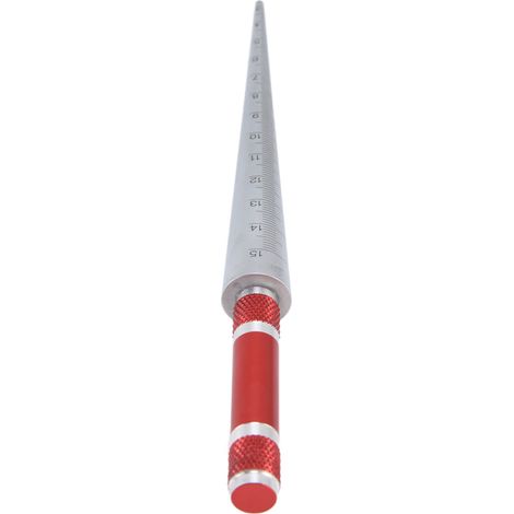 Jauge d'ouverture en acier inoxydable, outil de mesure du diamètre intérieur conique 3‑15 mm (1/5)